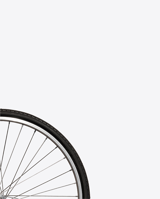 Una rueda de bici.
