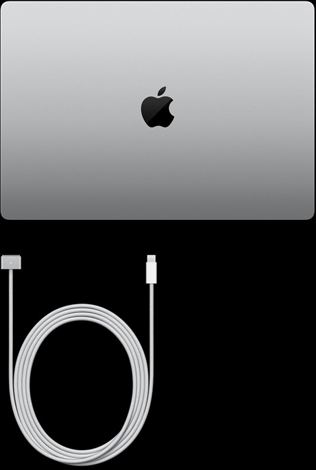 16-tums MacBook Pro och usb-c till MagSafe 3-kabel