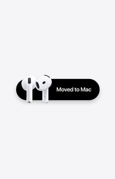 AirPods&nbsp;4، انتقلت إلى Mac‏