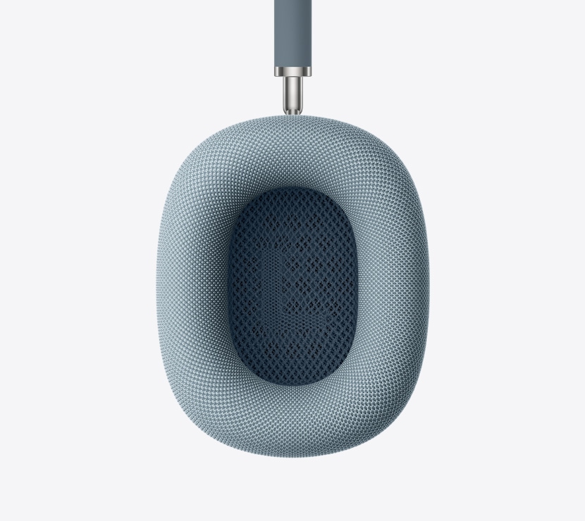سماعات الرأس AirPods&nbsp;Max&nbsp;2، لون أزرق، تفاصيل بطانة الأذنين الداخلية