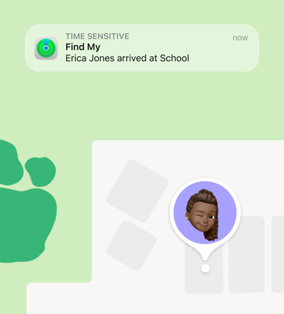 Apple Watch för dina barn, appen Hitta