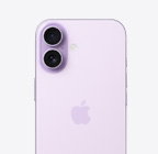 iPhone 17, arkadan dış görünüm, lavanta rengi, üst kısımda solda Dual Fusion kamera sistemi